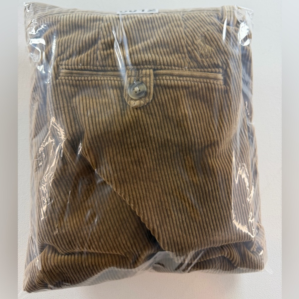 Polo Ralph Lauren Bedford Straight Fit Stretch Corduroy Pant Golden Brown 32x30 - Picture 12 of 16